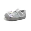 Sandalias Deportivas para Niñas 2026 Verano Nuevo Estilo Moño Sandalias Princesa Niños Suela Suave Punta Abierta Zapatos de Malla para Bebé