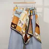 Nova Saia de Bainha Estampada de Street Style de Alta Qualidade, Essencial para Camadas com Amarração Lateral, Saia Sobreposição Estampada Paisley, Bolinhas e Leopardo
