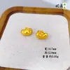 Pingente de Lingote Pequeno Gato Fofo Dourado Antigo Bolsa Cadeado Mini Pequena Colar Presente de Luxo para Namorada Mulheres