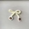 Nuevo Botón Lindo Lazo de Lana Accesorios para Joyería DIY Muñeco de Peluche Tejido Accesorios para Bolsas Zapatos y Calcetines Lote