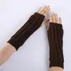 Conjunto de Brazos Cálidos de Lana de Moda para Hombre y Mujer Invierno Nuevo Guantes de Punto Jacquard Colgante de Madera