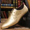 Zapatos Casuales de Negocios para Hombre, Zapatos Formales de Venta Caliente Transfronteriza, Zapatos de Cordones de Cuero Modernos para Hombre, En Stock, Envío Directo de Una Pieza