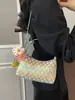 Bolso Tejido de Bloques de Color de Moda de Este Año, Bolso Cruzado para Mujer, Nuevo Estilo 2026, Bolso Cruzado Versátil a la Moda, Bolso Pequeño