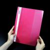 Carpeta PP estilo Hong Kong transparente a4 carpeta de hojas sueltas carpeta de plástico perforada carpeta de negocios carpeta de informes simple con agujeros