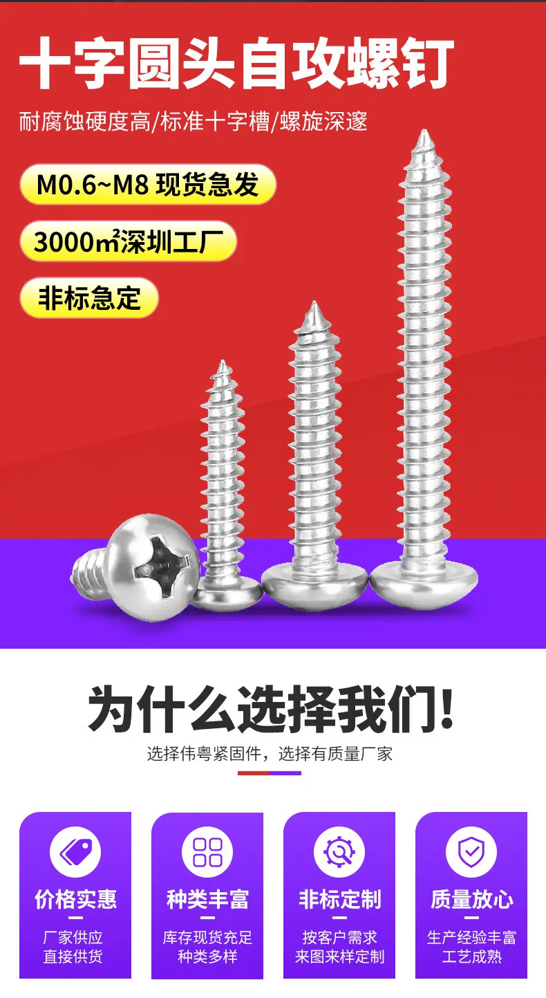 十字圆头自攻螺钉_03