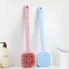Cepillo de baño de mango largo transfronterizo, cepillo cuadrado de silicona de doble cara para ducha, exfoliante para la espalda, no necesita pedir ayuda, herramienta de baño al por mayor