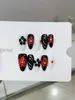 Nai Zi Uñas Portátiles Completamente Hechas a Mano Modelo Nuevo Otoño/Invierno B276 Talladas Pintadas a Mano Estilo Francés Modelo de Exportación Elegantes Pegatinas para Uñas