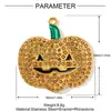 Retro Francés Calabaza Diablo Grande DIY Colgante de Acero Inoxidable Collar de Coche de Calabaza para Mujer Colgante de Joyería de Acero de Titanio