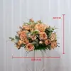 Bolas de Flores Artificiais de Rosa e Peônia para Decorações de Mesas de Casamento, Decorações de Corredores e Arranjos para Eventos em Shoppings