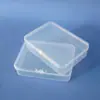10.5 Caja Rectangular Pp Piezas Transparentes Caja de Plástico Rectangular Tapa abatible Joyería Ferretería Empaque de Producto Caja de Almacenamiento