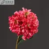 Flor Artificial de Hortensia Griega Sola Decoración de Mesa para Hogar Sala de Estar Flor Artificial Ramo para Fotografía de Bodas