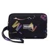 Bolsa de Celular e Chaves de Grande Capacidade Moda Estampagem de Letras Carteira Longa para Moedas Moda Feminina Múltiplas Camadas Bolsa Quadrada Pequena de Mão