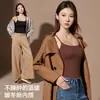 Chaleco térmico sin costuras para otoño e invierno para mujer con sujetador incorporado, se puede usar como capa exterior o como capa interior, producto nuevo