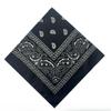 Diadema de Algodón Puro para Hombre y Mujer Pañuelo Cuadrado Pañuelo para la Cabeza Diadema Multiusos Paisley Denim Poliéster
