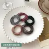 2026 Novo Estilo Prendedor de Cabelo Preto, Elástico Simples e Elegante para Rabo de Cavalo Alto, Elástico de Alta Elasticidade e Durável