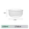 Caja Conservadora de Alimentos, Grado Alimenticio, para el Hogar, con Tapa, Apta para Microondas, Sellada, para Carne Congelada Rápida, Plástico, Verdura, Caja Selladora para Carne Congelada