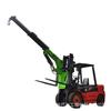 Babu carretilla elevadora pequeña de 3 toneladas grúa pluma voladora brazo hidráulico plegable portátil carretilla elevadora eléctrica carretilla elevadora grúa modificada carretilla elevadora grúa