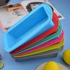 Molde de Silicone Colorido com Logo Personalizado Retangular Forma para Assar Pão de Forma DIY Resistente a Altas Temperaturas Fácil de Desenformar Molde de Silicone para Bolo