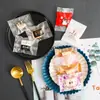 Venta Directa de Fábrica Bolsas de Empaque para Pasteles de Copo de Nieve, Empaque de Turrón Hecho a Mano, Galletas para Hornear, Bolsas Selladas para Maquina de Pasteles de Copo de Nieve, 100 Piezas