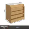 Estante de Almacenamiento para Cigarrillos de Estructura Acero-Madera, Gabinete de Fondo Combinado para Mostrador de Caja de Cigarrillos y Alcohol, Exhibidor de Estante para Cigarrillos de Tienda de Conveniencia