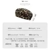 Boina con Estampado de Leopardo para Mujer Otoño e Invierno Vintage Artística Gorra de Periodista Moderna Versátil Gorra de Artista
