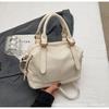 Bolsa Transversal de Ombro Feminina 2025 Nova Versátil Estilo Coreano Casual Bolsa Almofada Bolsa de Mão Retro Grande Capacidade Tendência