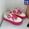 Zapatos Casuales Retro Nuevos de Celebridad de Internet 2024 Populares de Nuevo Estilo Chino Zapatos de Lona de Verano Versátiles Tenis Deportivos de Suela Gruesa para Mujer