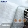 Fornecimento Pronto de Tecido Base Estampado em Gaze Crepe de Algodão Puro Dupla Camada para Tecidos de Roupa de Casa, Pijamas e Lingerie