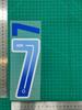 25-26 Colección Local Cruzeiro Ropa Infantil A+ Camiseta Número Letra Estampado por Transferencia Térmica Números y Letras