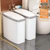 Papelera de Espacio Estrecho Hogar 2024 Nueva Entrada Lujo Gama Alta Baño Inodoro Sala de Estar Cocina con Tapa Cubo de Alto Valor