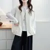 Chaleco de Otoño Temprano Ropa para Mujer 2026 Nuevo Estilo Sin Mangas Versátil Simple Moda Holgado Casual Cremallera Chaleco Exterior Chaleco