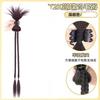 Peluca Y2k Trenza de Mujer Cola de Caballo Pinza Pluma de Pollo Volante Cabeza tipo Lazo Trenza de Boxeo Trenza Spice Girl Accesorios para el Cabello