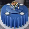 Toalha de Mesa Impermeável, à Prova de Óleo e Resistente a Manchas em PU para Hotéis, Capa Lavável para Mesa de Jantar, Conjunto de Mesa e Cadeiras para Restaurante, Toalha de Mesa Especial para Mesa Redonda Grande, Capa para Mesa Giratória