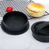 Prensa redonda de carne para hamburguesas transfronteriza combinación prensa de carne para hamburguesas hecha a mano herramienta de prensa para hamburguesas molde para bolas de arroz