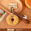 Muñeco de Peluche Lindo de Tostada y Croissant Llavero para Coche Colgante Pequeño Regalo Colgante para Mochila Escolar Venta al por Mayor