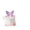 Decoración para Pastel Feliz Día de las Madres 2026 Mariposa 3D de Doble Capa Cinta de Cumpleaños para Mamá Lazo Insertar para Hornear