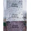 Cortina de Lluvia Inglesa de Cumpleaños Transfronteriza 1*2m con Borlas Brillantes Cortina de Puerta Decoración de Fondo para Fiesta de Cumpleaños Suministros