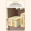 Caja de Almacenamiento de Ropa Caja Organizadora Artilugio Cesta No Tejida Gran Capacidad Impermeable y a Prueba de Polvo Caja de Almacenamiento Simple Esencial para Uso Doméstico