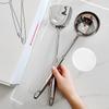 Espátula de acero inoxidable 316, cuchara sopera, espátula de cocina espesa, cuchara de dos piezas para cocinar en casa, espátula de cocina, caja de regalo
