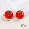 Accesorios para Joyería DIY Resina Dibujos Animados Frutas Pequeñas Tridimensionales Adornos de Micro Paisaje Decoraciones Pequeñas para Coche Oficina Escritorio