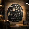 Producto Nuevo Transfronterizo Más Vendido Decoración Divertida de Cueva de Hombres Calavera Paraíso Feliz Colgante de Hierro Cartel de Madera