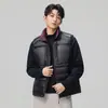 90 Plumas de Pato Branco Colete para Reunião Anual Roupa de Trabalho Comércio Exterior Transfronteiriço Colete de Plumas para Exterior Masculino Colete de Plumas Personalizado de Alta Qualidade