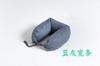 Algodón Puro Rayas Tejidas Portátil Almohada en U Almohada Cervical Viaje Coche Almohada de Viaje Almohada de Partículas de Espuma