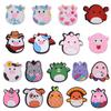 Conjunto DIY Criativo de Desenho Animado Transfronteiriço da Amazon Pvc Plástico Macio Flor para Sapato com Furos Fivela de Sapato Bolsa de Praia Infantil Fivela Decorativa