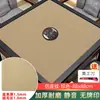 Mantel de Mahjong, Accesorios de Mantel para Máquina Automática de Mahjong, Diseño de Piel de Vaca, Engrosado, Sin Fichas Impresas, Tapete de Tela de Mahjong para Mesa