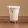 Taza de Incienso de Orquídea Pintada a Mano de Fábrica Taza Maestra para Mujer Juego de Té de Cerámica Taza para Beber Té Kung Fu Taza de Té Pequeña Taza de Té