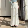 Pantalones Culotte de Lino Falso de Dos Piezas Verano 2026 Nuevos Pantalones de Pierna Ancha de Lino Tencel Ligeros Transpirables Casuales