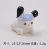 Animales Lindos de Dibujos Animados Accesorios DIY Decoraciones de Pegamento de Crema Pinzas para el Cabello Charms para Zuecos Partes Pequeñas de Resina