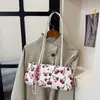 Bolsa de Mano Dulce Estilo Cereza al por Mayor Bolsa Cuadrada Pequeña para Mujer 2026 Verano Nueva Bolso de Hombro con Lazo Versátil Bolso de Axila