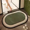 Alfombrilla de baño de tierra de diatomeas, absorbente de agua, secado rápido, alfombrilla para pies, entrada de baño, alfombrilla antideslizante, alfombra para puerta de inodoro del hogar